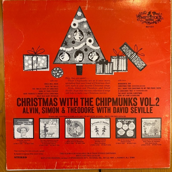 Vintage Vinyl - Christmas With The Chipmunks - Picture 2 of 3
